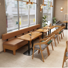 Industrial Style Cafe Table Chairs Sweet Tea Bakery Couch Wall Seats