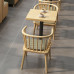 Cafe Western Restaurant Chairs for Fast Food Diner Milk Tea Shop Wooden Tables Chairs Sets Wall Booth Sofas Cafe Western Restaurant Chairs for Fast Food Diner Milk Tea Shop Wooden Tables Chairs Sets Wall Booth Sofas