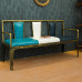 Vintage Loft Iron Sofa Cafe Bar Table Sofa Combination Vintage Loft Iron Sofa Cafe Bar Table Sofa Combination
