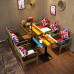Vintage Loft Iron Sofa Cafe Bar Table Sofa Combination Vintage Loft Iron Sofa Cafe Bar Table Sofa Combination