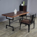 Vintage Loft Iron Sofa Cafe Bar Table Sofa Combination Vintage Loft Iron Sofa Cafe Bar Table Sofa Combination