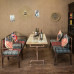 Vintage Loft Iron Sofa Cafe Bar Table Sofa Combination Vintage Loft Iron Sofa Cafe Bar Table Sofa Combination