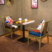 Vintage Loft Iron Sofa Cafe Bar Table Sofa Combination Vintage Loft Iron Sofa Cafe Bar Table Sofa Combination