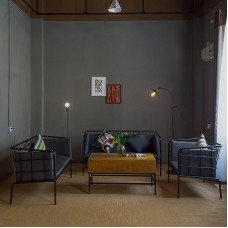 American Iron Loft Designer Sofa