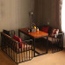 Iron Chair Table Sofa Seat Combination For Bar Cafe Restaurant Iron Chair Table Sofa Seat Combination For Bar Cafe Restaurant