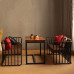Iron Chair Table Sofa Seat Combination For Bar Cafe Restaurant Iron Chair Table Sofa Seat Combination For Bar Cafe Restaurant