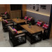 Iron Chair Table Sofa Seat Combination For Bar Cafe Restaurant Style 4 Iron Chair Table Sofa Seat Combination For Bar Cafe Restaurant Style 4