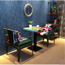 American Iron Loft Designer Sofa For Cafe Bar Restaurant