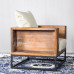 Village Retro Wood Casual Sofa Chair