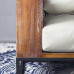 Village Retro Wood Casual Sofa Chair