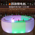 LED Illuminated Mobile Bar Counter Waterproof Cashier Bar Combo Outdoor Event Party Furniture Bar Counter