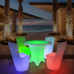 LED Lighted Table Chair Bar TKV Set Sofa for Bars Nightclubs and Outdoors Creative SevenColored Furniture