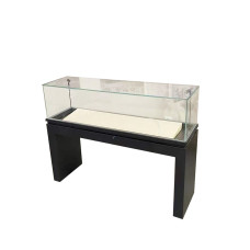 Museum Wooden Display Cabinets Exhibition Hall Customized Showcases Antiques Artwork