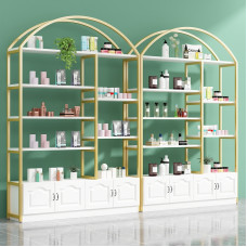 Cosmetics Display Shelves for Hair and Skin Products Manicure Nail Display Rack