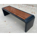 Outdoor Park Bench Iron Plastic Seating Public Mall Outdoor Park Bench Iron Plastic Seating Public Mall