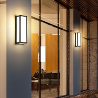 Outdoor Waterproof Villa Wall Light Bright LED Balcony Corridor Induction Patio Wall Lamp