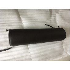 Dark Coffee Brown Italian Leather Pillow Bolster For Le Corbusier LC4 Chaise Lounge Chair Dark Coffee Brown Italian Leather Pillow Bolster For Le Corbusier LC4 Chaise Lounge Chair