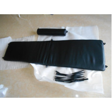 Cushion And Straps For Le Corbusier Lc4 Chaise Lounge Chair In Black PU Leather Cushion And Straps For Le Corbusier Lc4 Chaise Lounge Chair In Black PU Leather