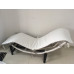 Cushion And Straps For Le Corbusier Lc4 Chaise Lounge Chair In White PU Leather Cushion And Straps For Le Corbusier Lc4 Chaise Lounge Chair In White PU Leather