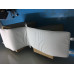 Repair Replacement Cushion For Le Corbusier LC4 Chaise Lounge Chair In White Italian Leather