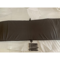 Repair Replacement Cushion For Le Corbusier LC4 Chaise Lounge Chair In Coffee Brown Italian Leather