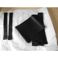 Black Replacement Straps and Cushion For Wassily Kandinsky Chair in Bonded Leather Black Replacement Straps and Cushion For Wassily Kandinsky Chair in Bonded Leather