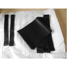 Black Replacement Straps and Cushion For Wassily Kandinsky Chair in Bonded Leather Black Replacement Straps and Cushion For Wassily Kandinsky Chair in Bonded Leather