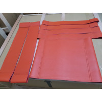 Repair Replacement Straps And Cushion For Wassily Kandinsky Chair In Orange Italian Leather And Bonded Leather Repair Replacement Straps And Cushion For Wassily Kandinsky Chair In Orange Italian Leather And Bonded Leather
