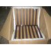 Barcelona Chair Straps In Dark Coffee Brown Color