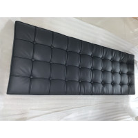 Barcelona Loveseat Cushions And Straps in Black PU Leather Barcelona Loveseat Cushions And Straps in Black PU Leather