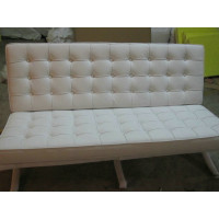 Barcelona Loveseat Cushions And Straps In Top Grain Leather Barcelona Loveseat Cushions And Straps In Top Grain Leather