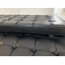 Barcelona Loveseat Cushions And Straps in Black Full Aniline Leather Barcelona Loveseat Cushions And Straps in Black Full Aniline Leather