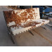 Pony Skin Leather Barcelona Loveseat Cushions With No Piping Pony Skin Leather Barcelona Loveseat Cushions With No Piping