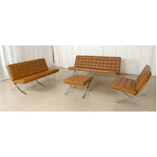 Barcelona Sofa Cushions And Straps In Full Aniline Leather