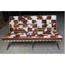 Pony Skin Leather Barcelona Sofa Cushions Pony Skin Leather Barcelona Sofa Cushions
