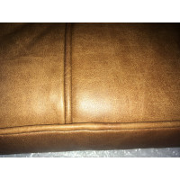 Crazy Hose Leather Barcelona Ottoman Cushion Crazy Hose Leather Barcelona Ottoman Cushion