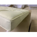 Cream Barcelona Ottoman Cushion In Italian Leather Cream Barcelona Ottoman Cushion In Italian Leather