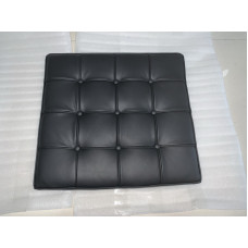 Black Barcelona Ottoman Cushion In Full Grain Leather Black Barcelona Ottoman Cushion In Full Grain Leather