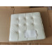 Off White Barcelona Ottoman Cushion In Full Grain Leather Off White Barcelona Ottoman Cushion In Full Grain Leather