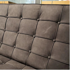 Barcelona Ottoman Cushion in Nubuck Leather Barcelona Ottoman Cushion in Nubuck Leather