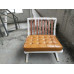Mustard Brown Barcelona Chair Cushions In PU Leather