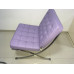 Purple Barcelona Chair Cushions In PU Leather Purple Barcelona Chair Cushions In PU Leather