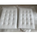 White Barcelona Chair Cushions In PU Leather White Barcelona Chair Cushions In PU Leather