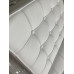 White Barcelona Chair Cushions In PU Leather White Barcelona Chair Cushions In PU Leather