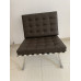 Chocolate Brown Barcelona Chair Cushions In PU Leather Chocolate Brown Barcelona Chair Cushions In PU Leather