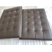 Chocolate Brown Barcelona Chair Cushions In PU Leather Chocolate Brown Barcelona Chair Cushions In PU Leather
