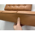 Dark Tan Barcelona Chair Cushions In PU Leather