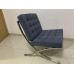Dark Grey Fabric Barcelona Chair Cushions Dark Grey Fabric Barcelona Chair Cushions