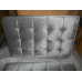 Silver Grey Velvet Barcelona Chair Cushions Silver Grey Velvet Barcelona Chair Cushions
