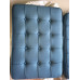 Blue Rhombic Fabric Barcelona Chair Cushions